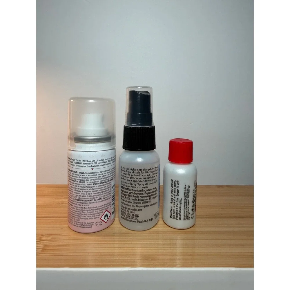Drybar Hot Toddy Bumble and bumble Thickening Spray CHI Silk Infusion Travel Set